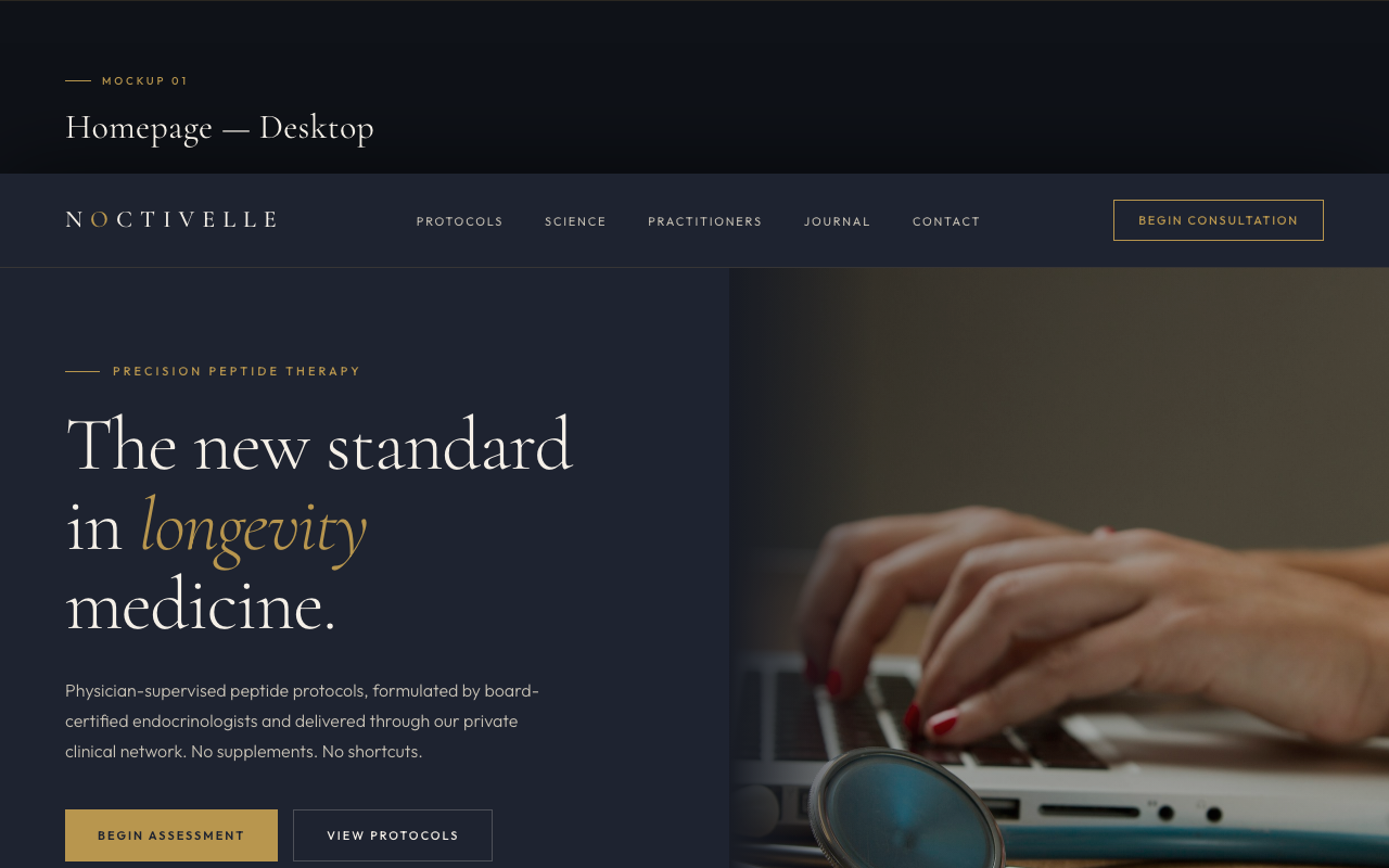 Noctivelle Health website