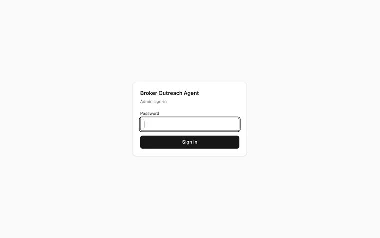 Broker Outreach Agent